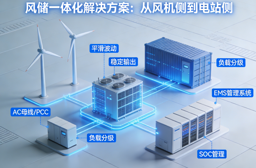 風(fēng)儲(chǔ)一體化解決方案：從風(fēng)機(jī)側(cè)到電站側(cè)，一條鏈打通